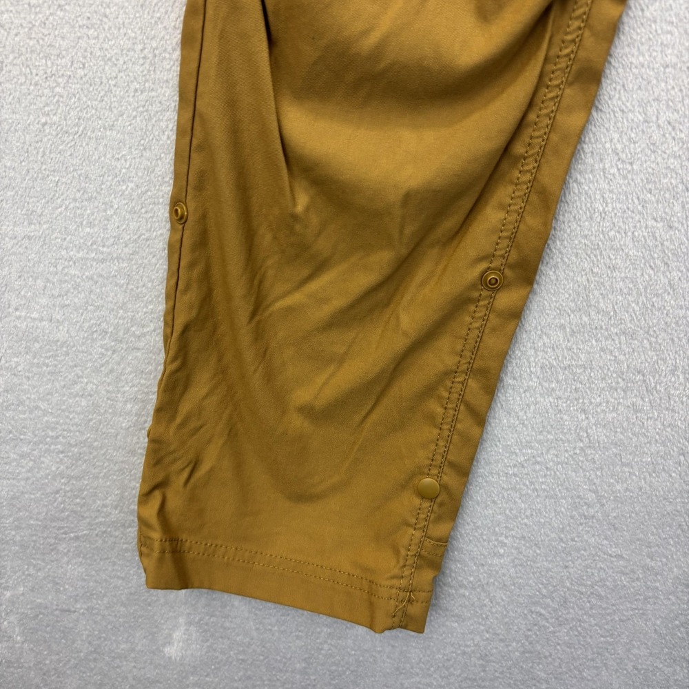 PrAna Cargo Pants Womens Size 12 Tan Stretch Convertible Hiking Outdoor Utility - Picture 8 of 16